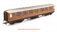 R4827A Hornby LNER 61ft 6in Gresley Corridor First Coach number 31869 in LNER Teak livery - Era 3